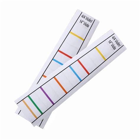 Buy mollensiuer 2 Sheets Transparent 4/4 Violin Finger Guide Finger ...