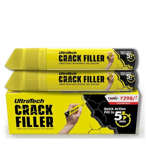 UltraTech DIY Crack Filler for walls and joints, Gaps and Holes, Ready ...