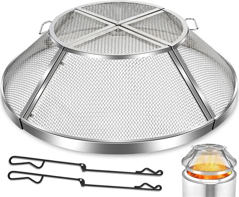 Snapklik.com : Fire Pit Spark Screen For Solo Stove Bonfire Shield ...