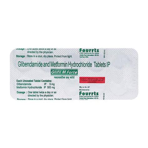Glifil M Forte Tablet 10'S | ANJANI MEDICAL