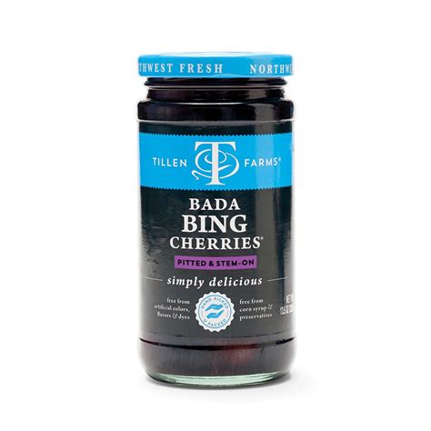 Amazon.com : Tillen Farms Bada Bing Cherries, 13.5 Ounce (Pack of 4 ...