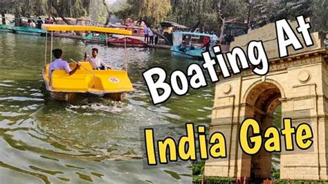 Experience Serenity at India Gate Boating in Delhi
