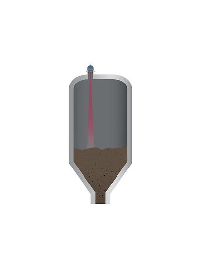 Level Measurement in Sludge Silos | Emerson IN