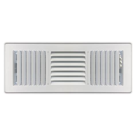 TruAire 3-Way White Air Vents | White Floor Registers > Basic Floor ...