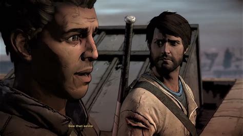 Standing on rooftop with David The Walking Dead Telltale Season 3 Xbox ...