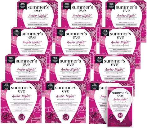 Amazon.com: Summer's Eve Amber Nights Daily Refreshing Feminine Wipes ...