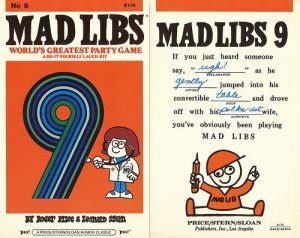 Image result for Mad Lib Python While Loop