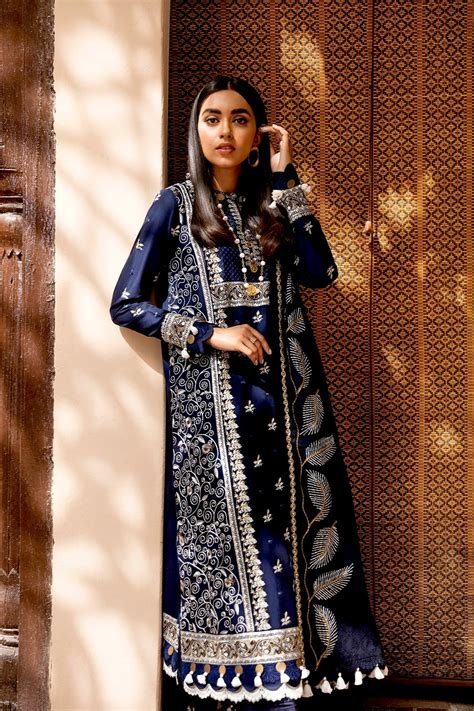 Zaha by Khadijah Shah Festive Lawn Collection 2021 – JINANI (ZF21-02 ...