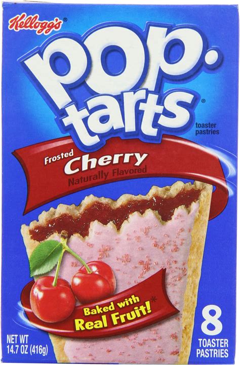 Amazon.com: Kellogg's Frosted Cherry Pop-Tarts, 6 Packages per Box ...