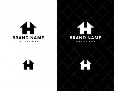 Letter H House Logo Template House Logo Real Estate Logo - Etsy India