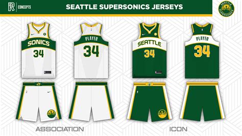Seattle Supersonics Jersey