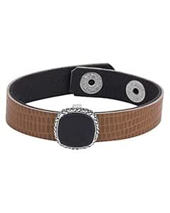 Buy Voylla Beaded Bracelet for Men (Silver) (8907617783611) at Amazon.in