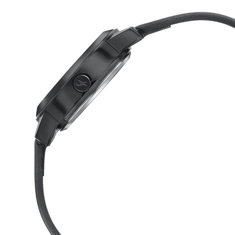 Buy Online Fastrack Pulse Quartz Analog Black Dial Leather Strap Watch ...