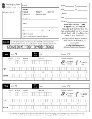 Fillable Online custom tumbler order form Fax Email Print - pdfFiller