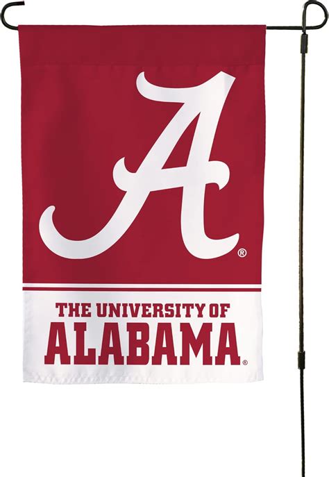 Amazon.com : University of Alabama Garden Flag Crimson Tide Bama UA ...