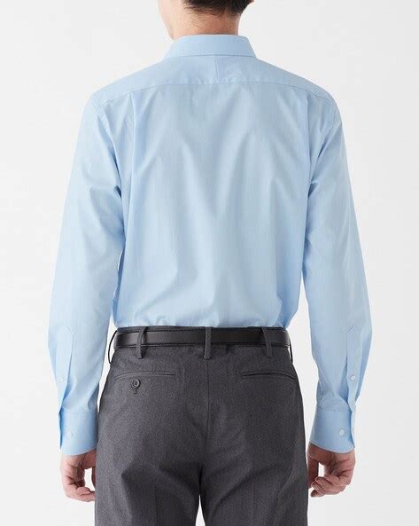 Buy Blue Shirts for Men by MUJI Online | Ajio.com