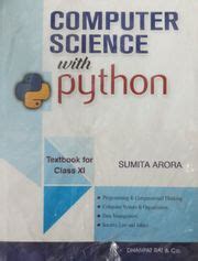 Computer Science With Python: Textbook For CBSE Class 12 (2025 - 26 ...