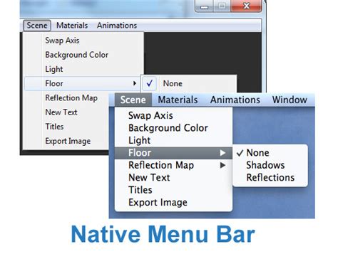 Unity Menu 的图像结果