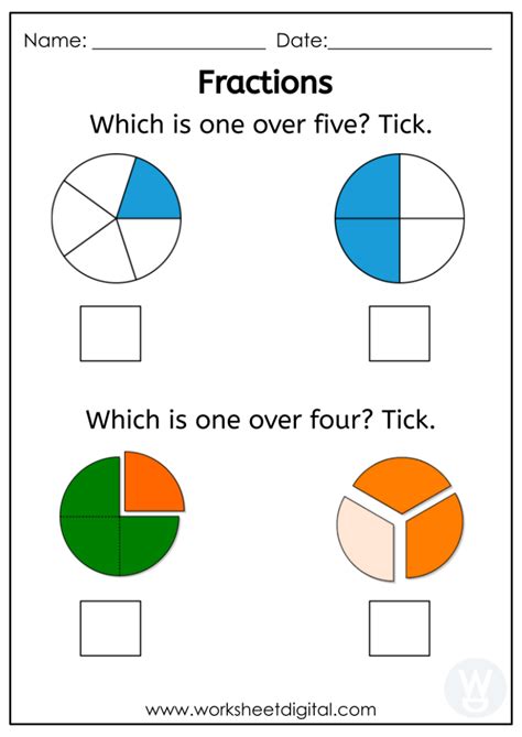 Image result for Fractions Form 1 Worksheet