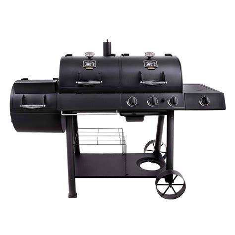 Oklahoma Joe's 'Longhorn Combo' Charcoal/Gas Smoker & Grill - Bunnings ...