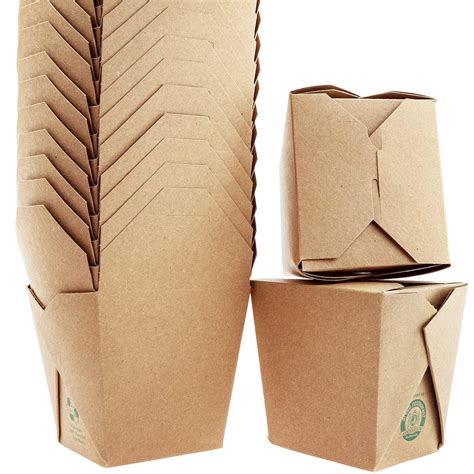 Buy 100% Recycled, Eco-Friendly 32 Oz Chinese Take Out Boxes 50 Pk ...