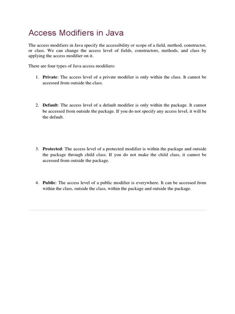 Image result for Acess Method Java