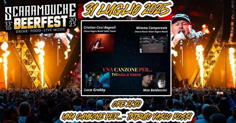 Una Canzone Per… Tributo Vasco Rossi - ?? SCARAMOUCHE BEER FEST 2025 ...