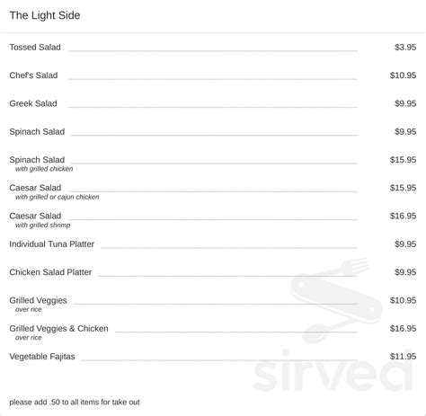 Phil's menu in Wading River, New York, USA