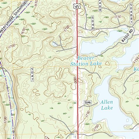 Land O' Lakes, WI (2022, 24000-Scale) Map by United States Geological ...