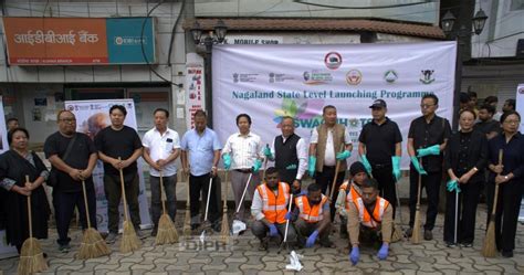STATE-LEVEL LAUNCH OF SWACHHATA HI SEVA 2025 HELD IN KOHIMA