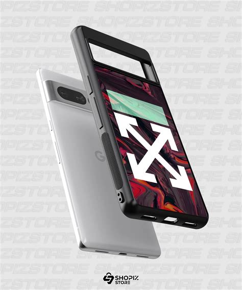 Red X Off Pixel Glass Case