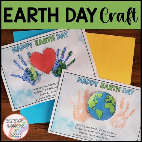 Earth Day Handprint Crafts | Earth Day Craft Kindergarten | Earth Day ...