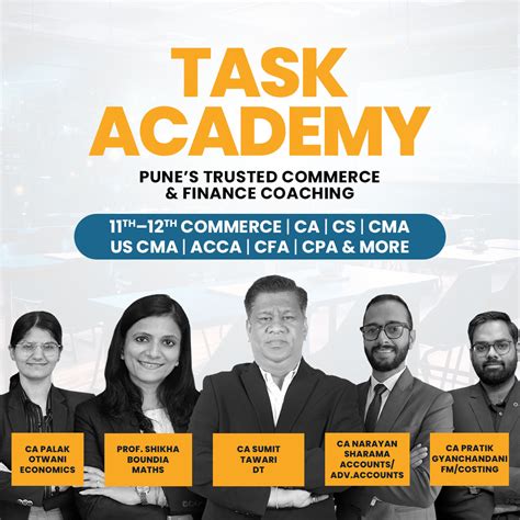 Task Academy Pune - CA Foundation, Intermediate, Final, US CPA, CMA ...