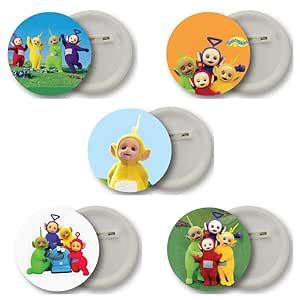 Buy D2C 90's Cartoon Teletubbies Badges, Multicolor, 5+ Years, Pack of ...