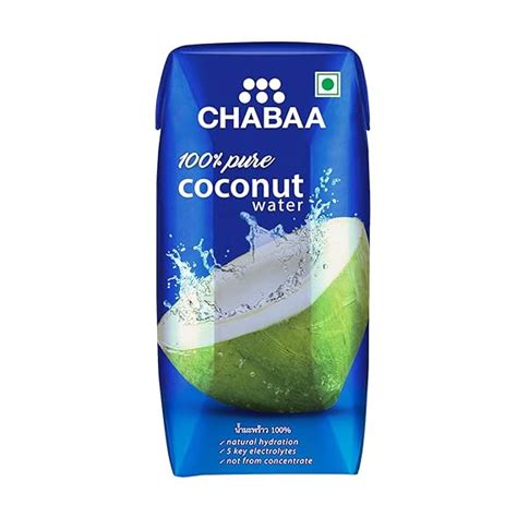 Chabaa 100% Pure Coconut Water, 180 : Amazon.in: Grocery & Gourmet Foods