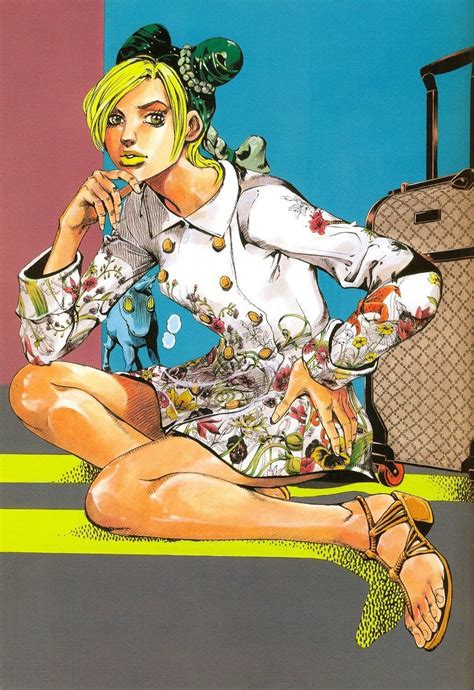 Jolyne Cujoh Gucci | La extraña aventura de jojo, Jojo's bizarre adventure, Personajes de anime
