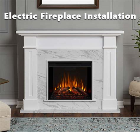 Image result for Installing Simple Fire LED Electric Fireplace