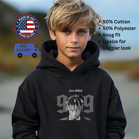 Juice WRLD Hoodie - Juice WRLD Kids Sweatshirt | 999 Youth Hoodie ...