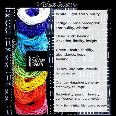 Waist Beads Color Meaning