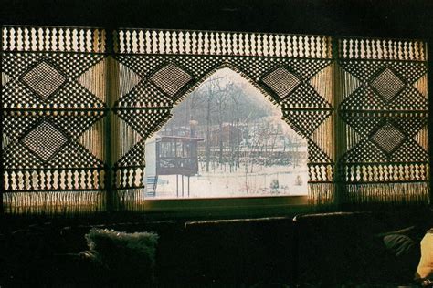 Macrame Window Curtain Patterns 的图像结果