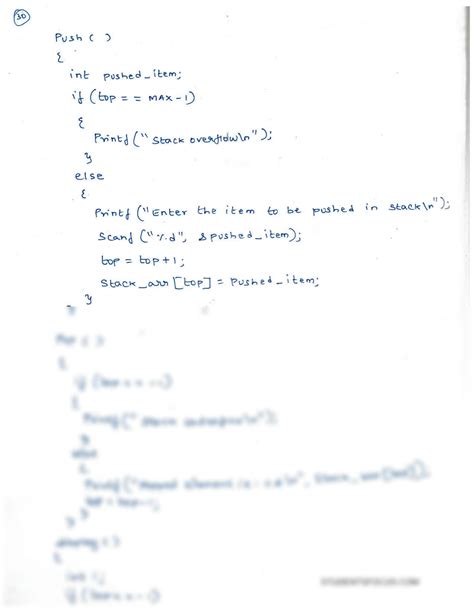 Image result for Algorithms of Push Operation with Explanation