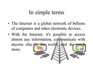 Simple Definition of Internet 的图像结果