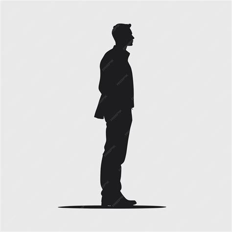 Person Standing Silhouette Man
