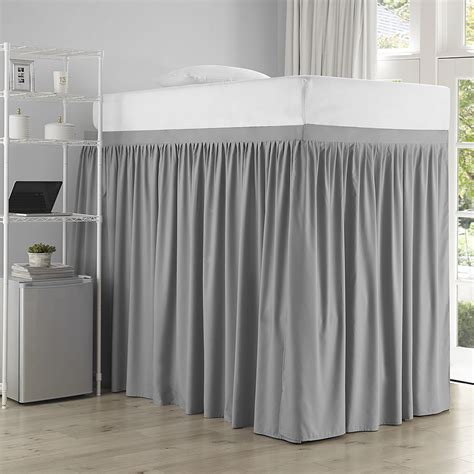 Extended Bed Skirt Twin XL - Alloy (For Raised or Lofted Beds ...