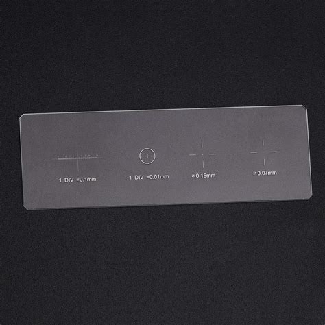 Buy Micro Slides, Micro Objective Micrometer Calibration Slide Glass ...