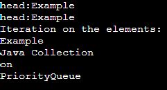 Java Collection Example 的图像结果