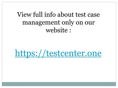 Test Case Management System 的图像结果