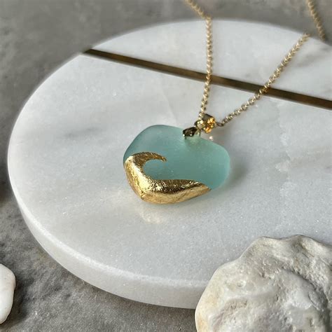 Pale Seafoam Wave Crest — Seafoam Jewellery