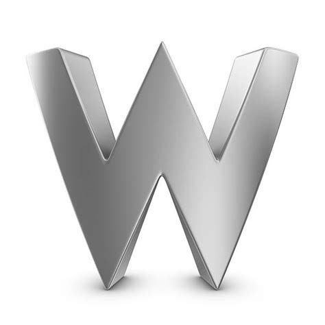 Letter W Black and White Stock Photos & Images - Alamy
