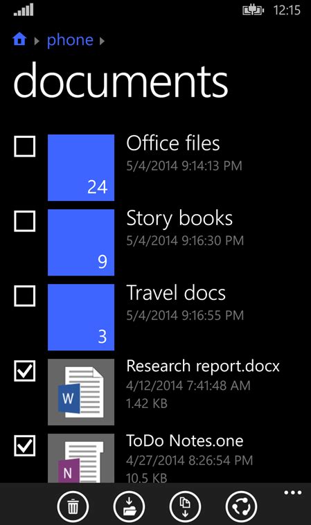 Image result for File Manager Windows Phone